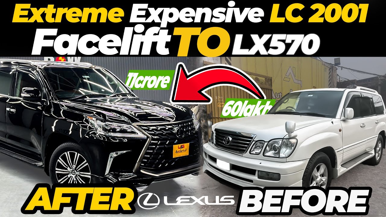 First LX570 In Pakistan | Cygnas 2001 To LX570 Facelifted At Autolevels