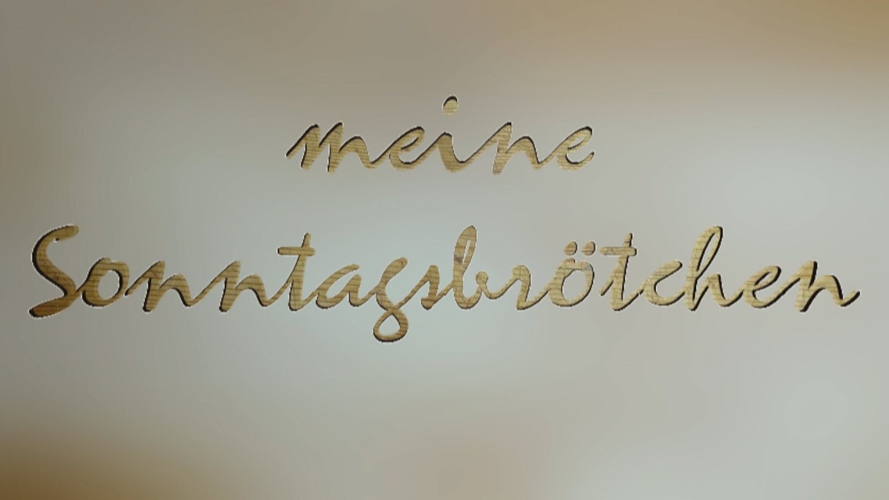 meine sonntagsbrötchen