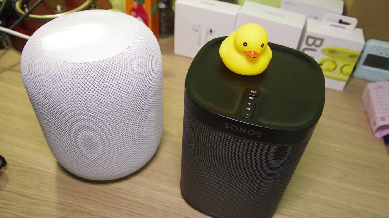 Sonos Play1 WiFi音箱音质测评，对比苹果HomePod