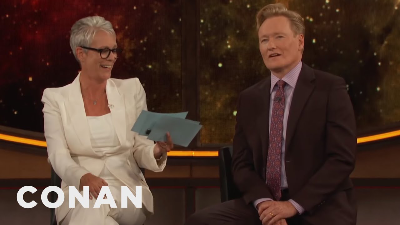 Jamie Lee Curtis Gives Conan The Comic-Con® Citizenship Test | CONAN on TBS