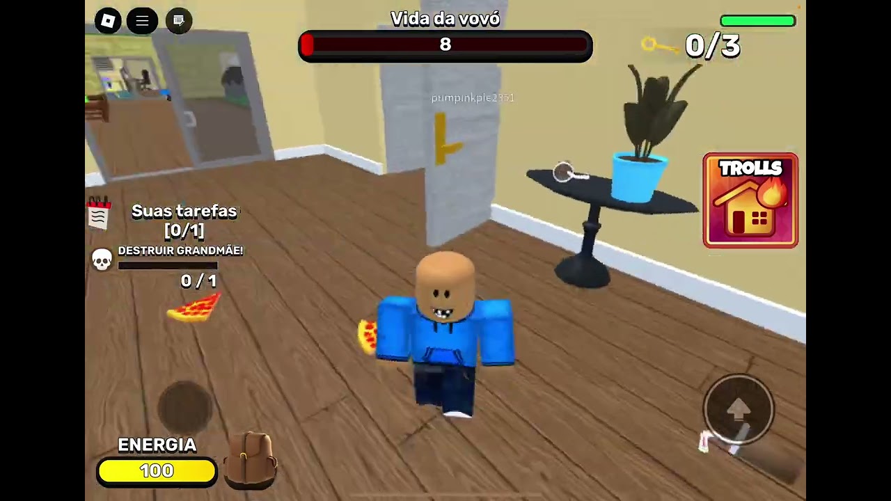 Vovó malvada do Roblox chegou com tudo! *vencemos da vovó?