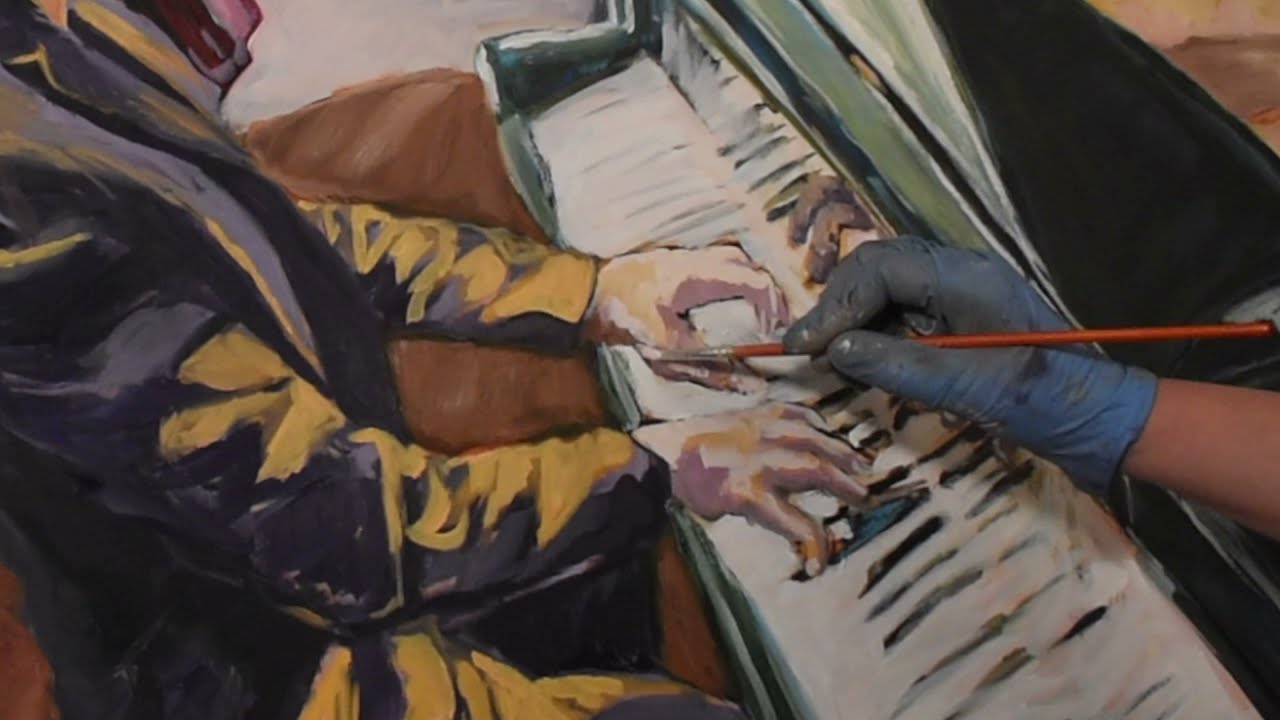 How the painting evolves,  