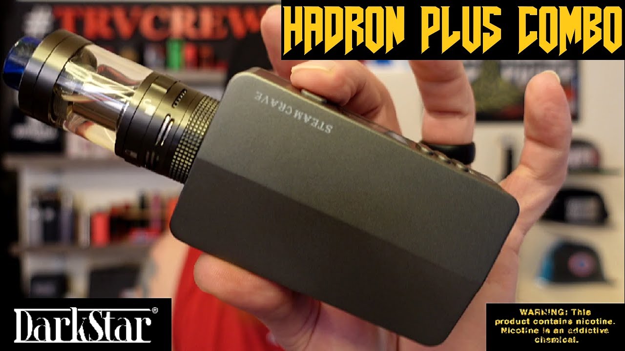 Steamcrave Hadron plus combo. dual 21700 dna