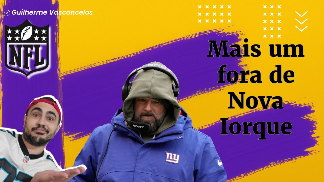 🚨Plant&atilde;o informa: Brian Daboll fora dos Giants.