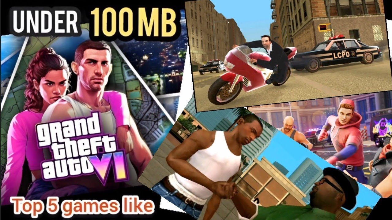 I found 5 secret  🤫 games like GTA 6 on android
