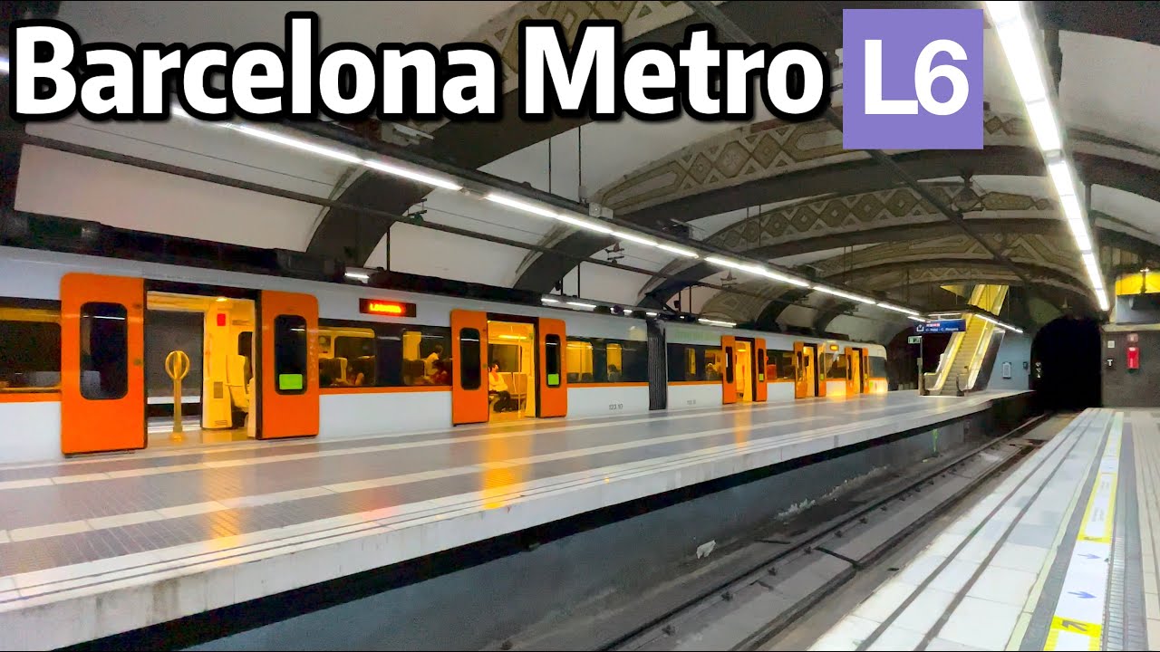 ⁴ᴷ⁶⁰ Exploring Barcelona Metro Line L6