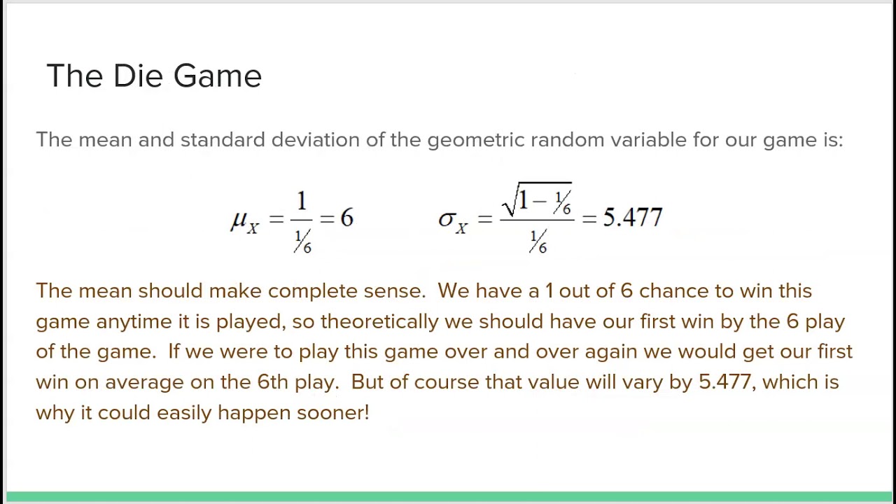 AP Statistics: The Geometric Distribution