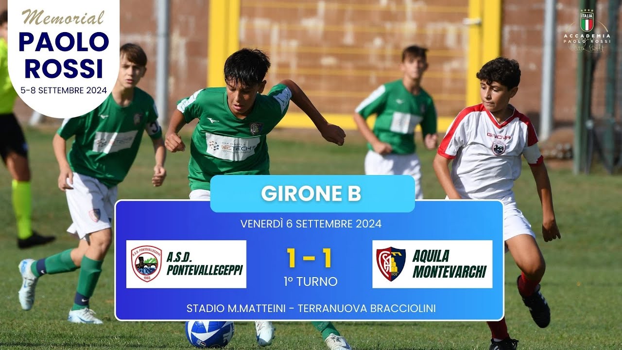 Pontevalleceppi - Aquila Montevarchi 1-1 - Memorial Paolo Rossi 2024