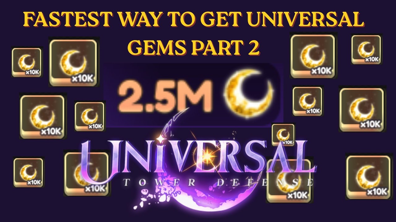 FASTEST WAY TO GET UNIVERSAL GEMS PART 2! MACRO GUIDE in Universal Tower Defense X