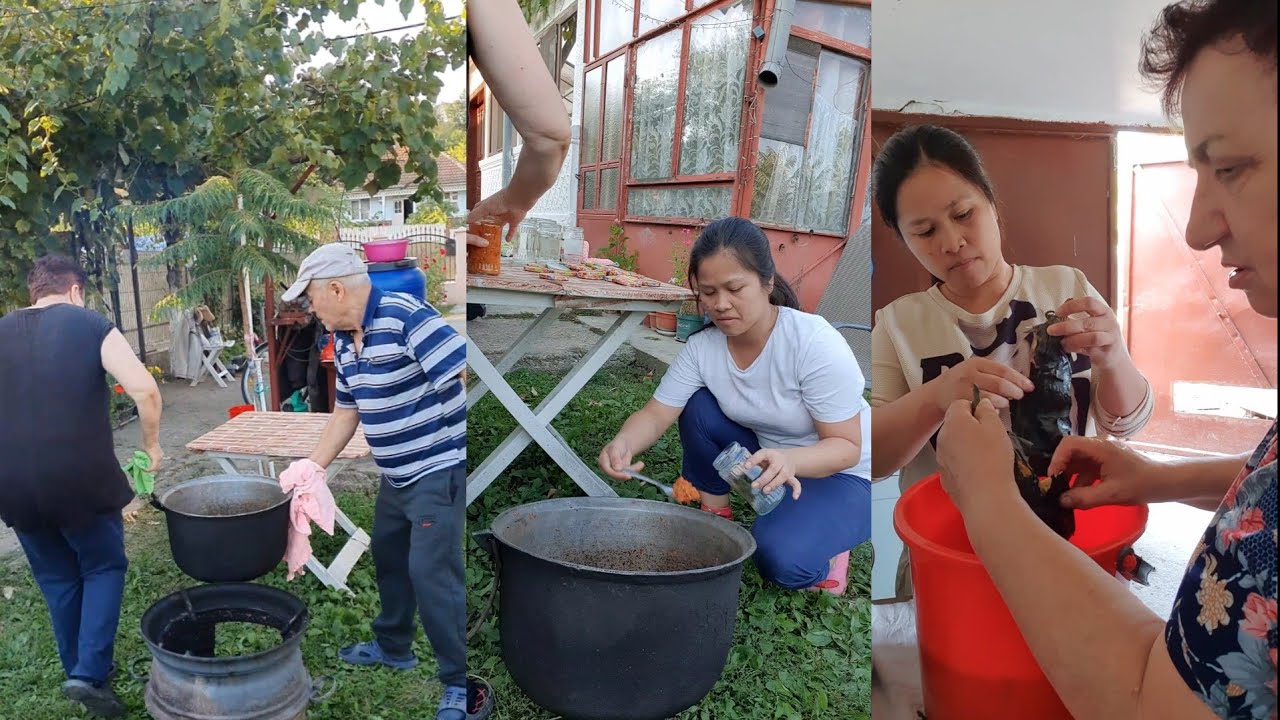 NAGLUTO KAMI NG ZACUSCA NG AKING MGA ROMANIAN BIYENAN
