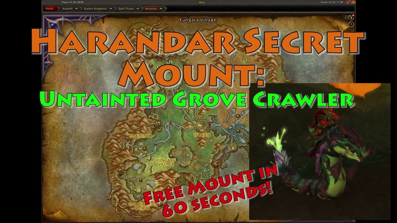 Secret Mount in Harandar: Untainted Grove Crawler