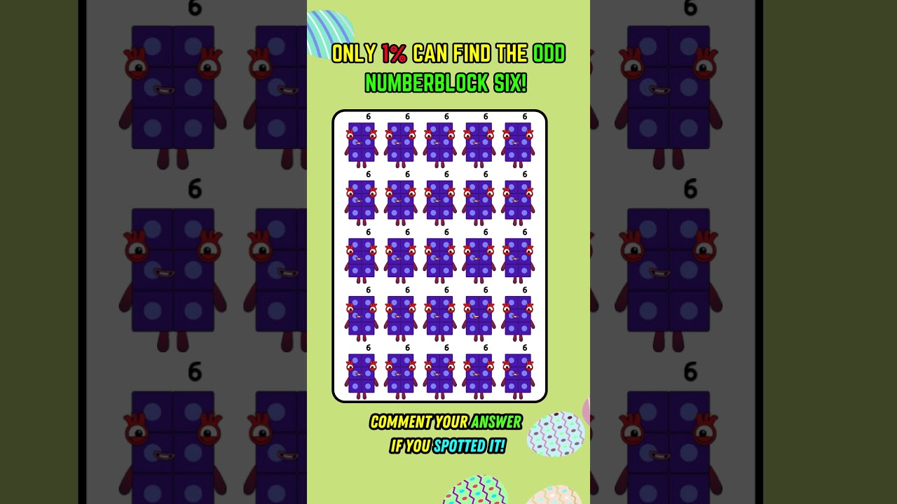 Only 1% Can Spot the Odd Numberblock! 🔢👀 Are You One of Them?