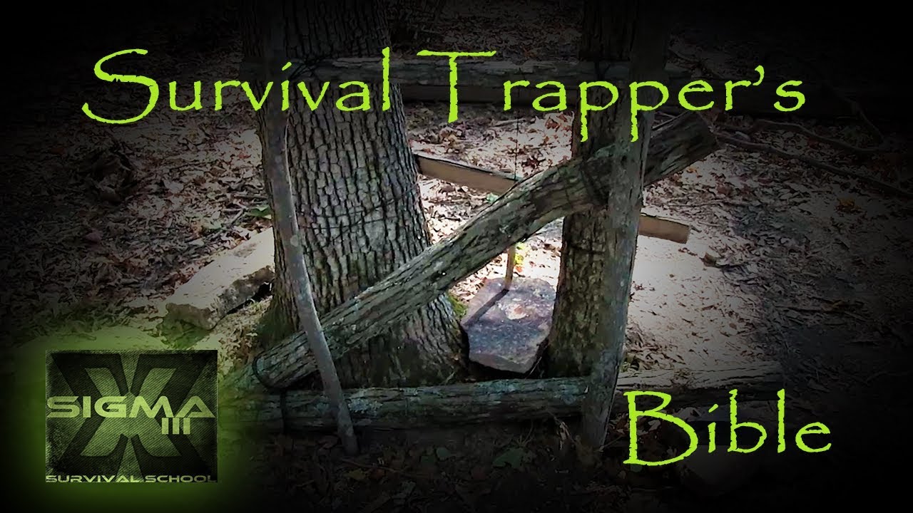 The Survival Trappers Bible Part 21 Large Scissor Deadfall Trap
