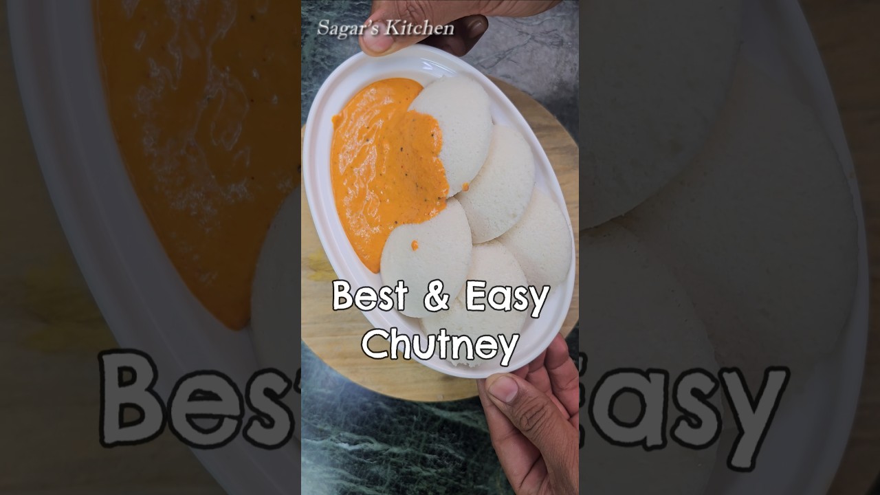 Best Chutney for Idli & Dosa Instant Recipe #Shorts
