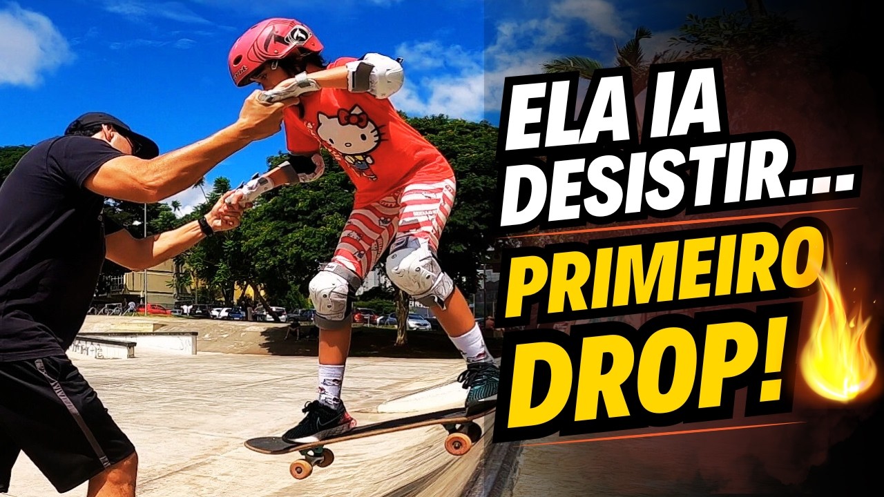 Quase deu ruim no PRIMEIRO DROP… mas olha o que ela fez