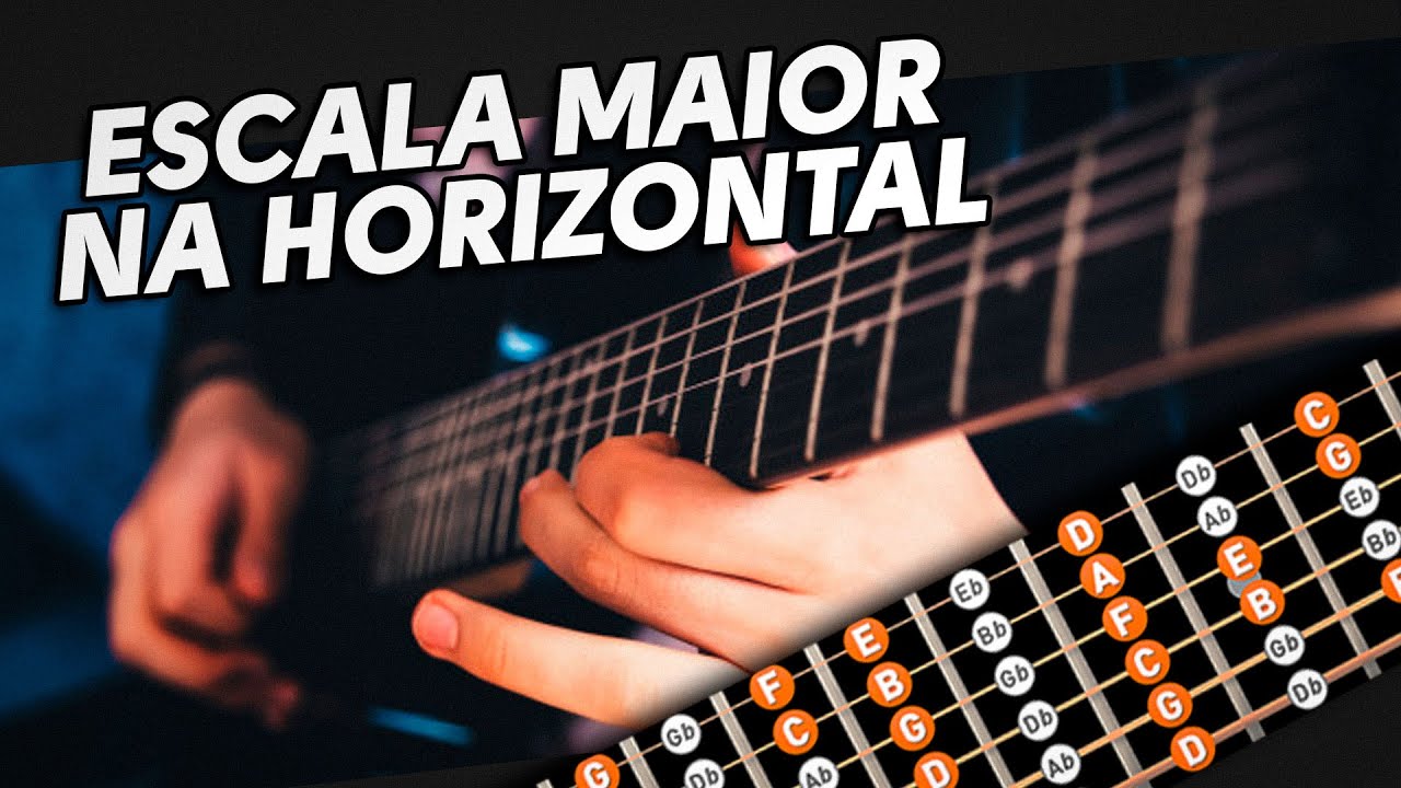 Como Estudar Escala Maior Horizontal