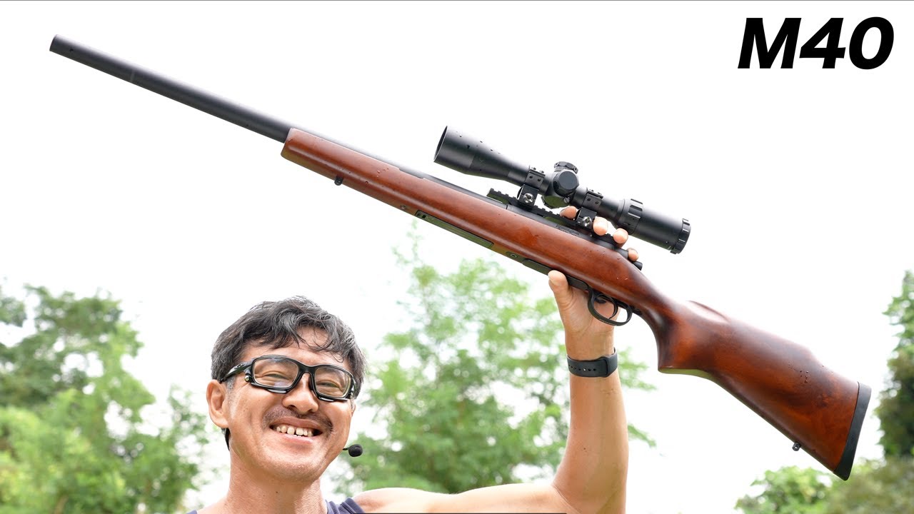 S&T M40 エアーコッキングライフル リアルウッド エアガンレビュー