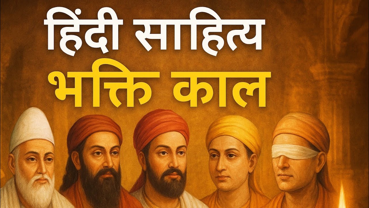 हिंदी साहित्य का इतिहास Part 2 || भक्तिकाल का सम्पूर्ण सार | हिंदी साहित्य का भक्ति आंदोलन Explained