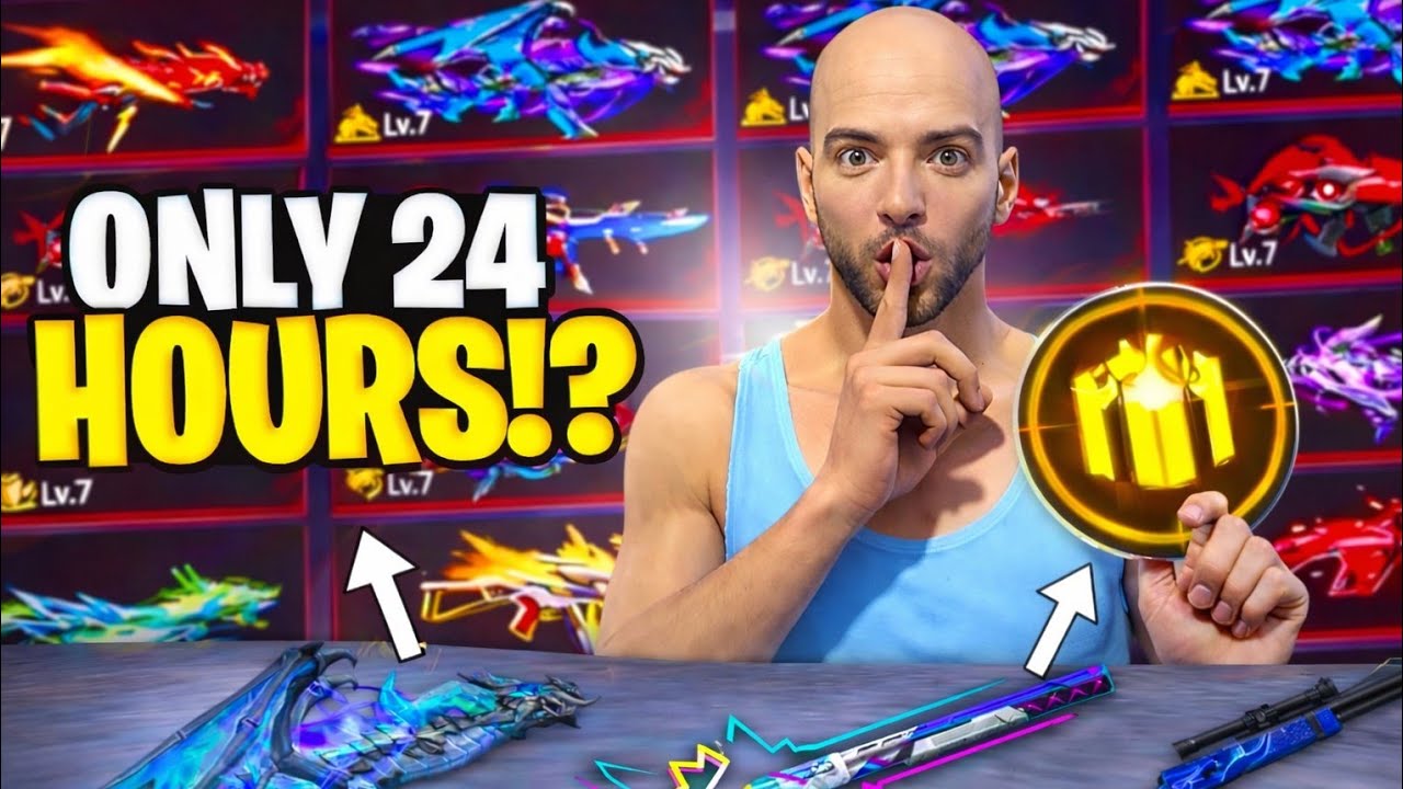 24 Hours Challenge 🔥😱 Fire Mastery Button UNLOCK In All Guns 🔫| Free Fire 🔥