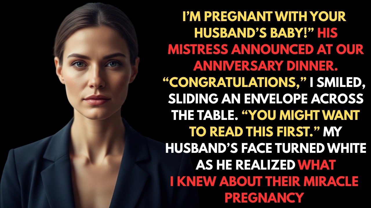 My Husband's Mistress Said I'm Pregnant! I Said Congratulations And Handed Them Both An Envelope