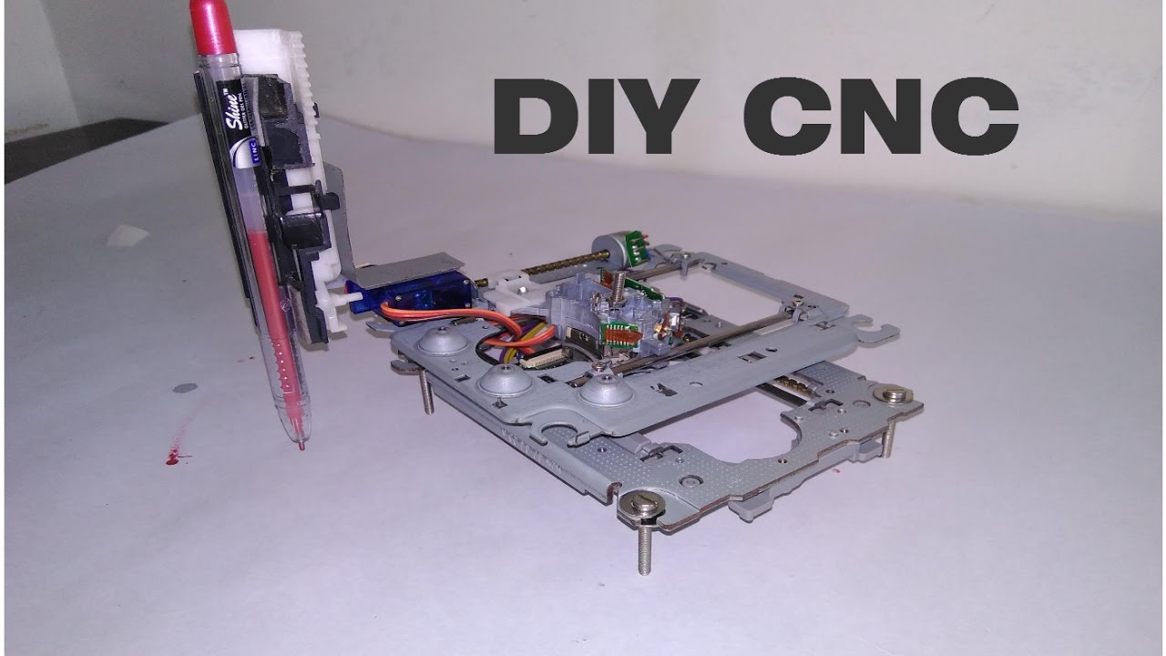 DIY Arduino based mini CNC machine new design
