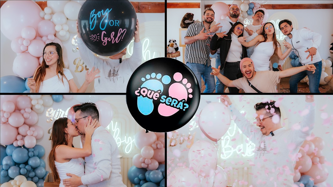 ASÍ FUE LA FIESTA DE REVELACIÓN 😍 ¿Niño o niña? | Paulis & Mauro