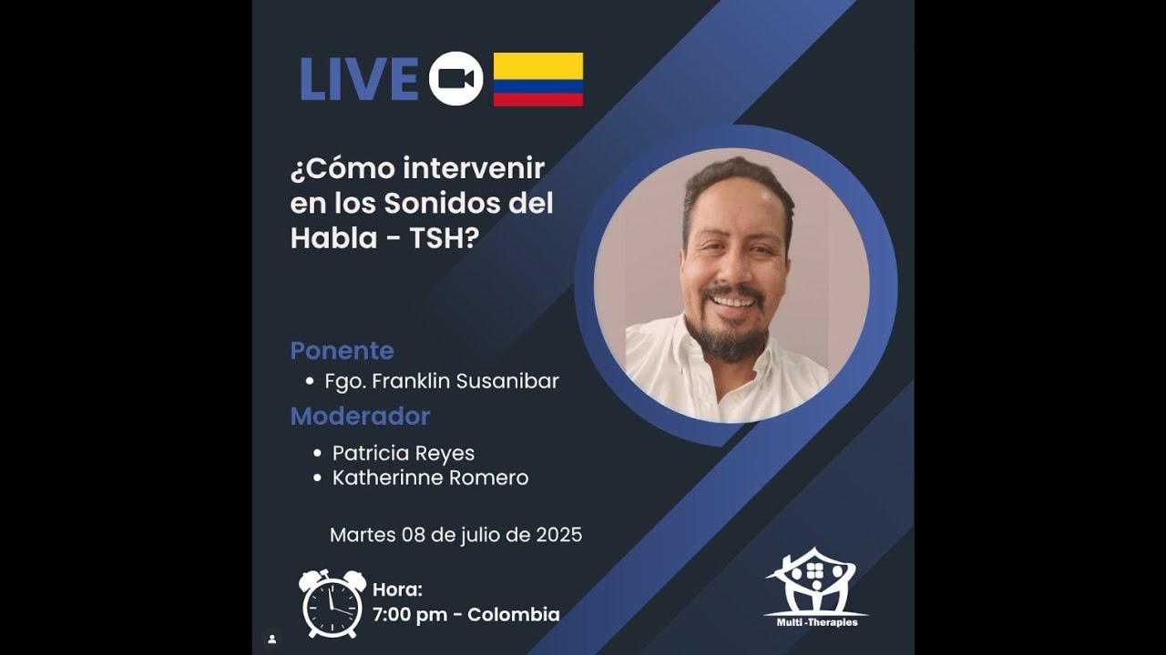 LIVE GRATUITO✨💯¿Cómo intervenir en los Sonidos del Habla - TSH?