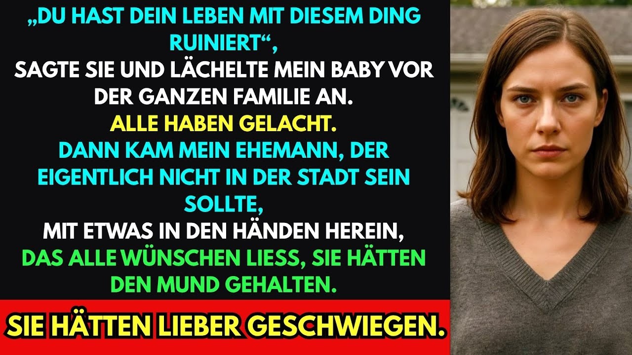 Meine Schwester nannte mein Baby vor allen einen ‚Fehler‘ – dann kam plötzlich mein Mann herein