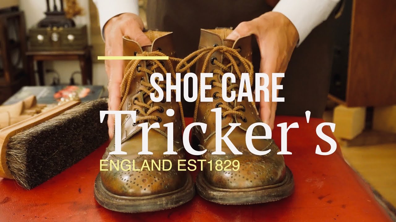 【作業動画】４シーズン履いたTricker’sの靴磨き✨シューケア