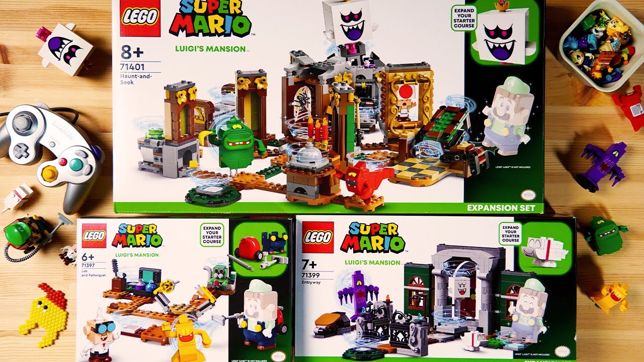 【All Luigi's Mansion Sets】Lab and poltergust  Entryway  Haunt-and-Seek