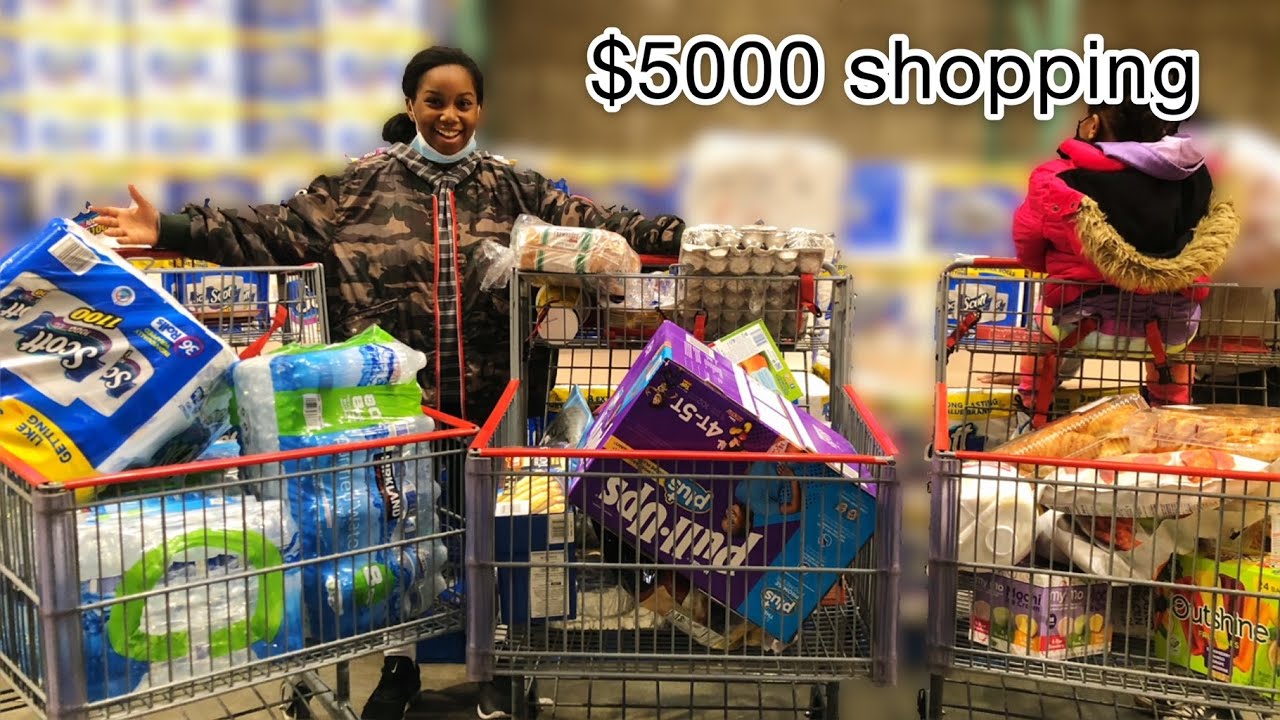 OUR MOST EXPENSIVE COSTCO HAUL EVER !! GROCERY SHOPPING WHILE UNDER THE INFLUENCE OF HUNGER