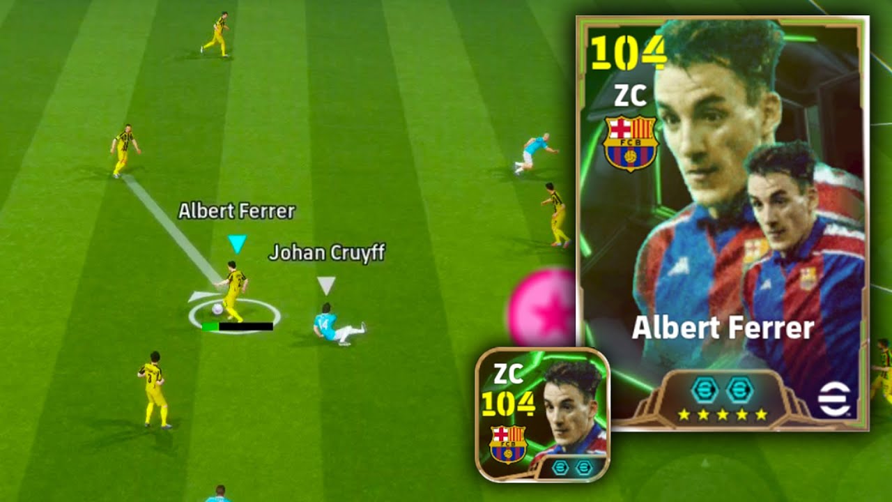 Monstro / GamePlay com Albert Ferrer no eFootball 26 Mobile