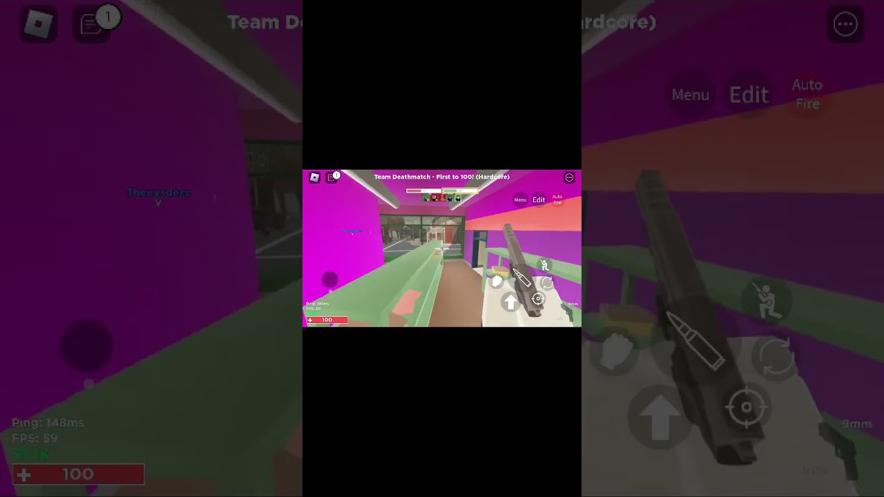 Almost Got Knifed killed | Roblox Aimblox beta