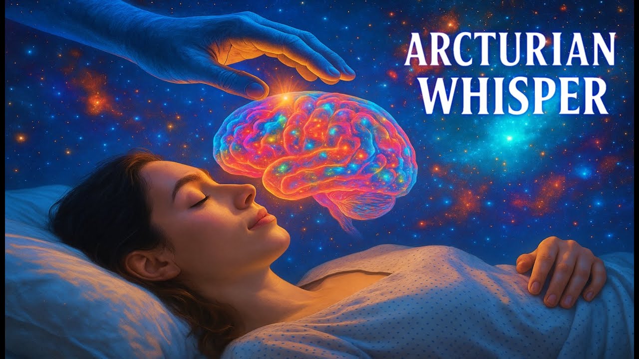 🔵 Arcturian Brain Massage While You Sleep, Melatonin Release, Stop Overthinking, Worry & Stress