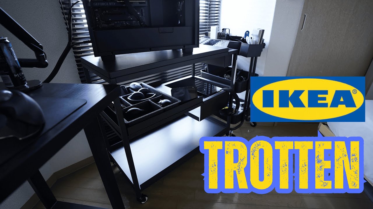 【9,900円でデスク拡張】IKEAでL字デスクを再現／IKEAのオフィス家具で見た目もかっこいいデスクを作ってみた