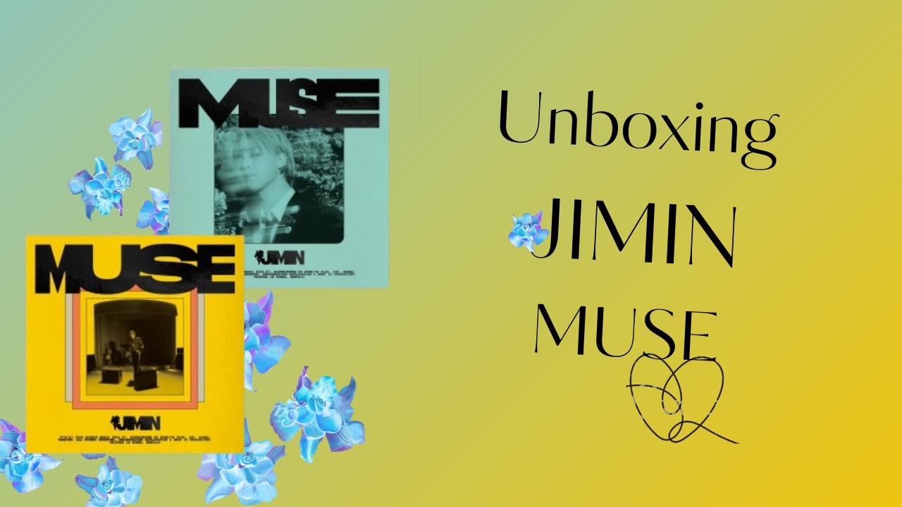 Распаковка альбома Jimin (BTS) - Muse / Jimin  Muse album Unboxing (Blooming & Serenade Ver.)