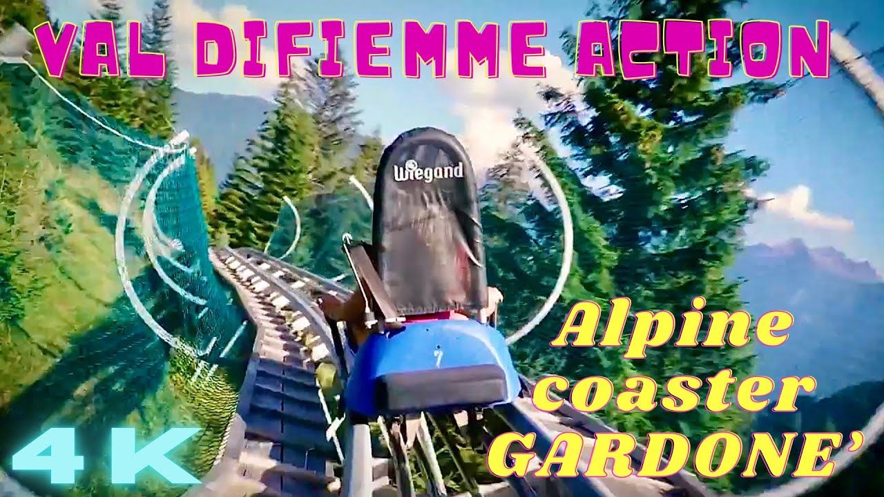 VAL DI FIEMME - DOLOMITES - Alpine Coaster Gardon&eacute; - GOPRO HERO 9 BLACK & DJI AIR 2S - 4K