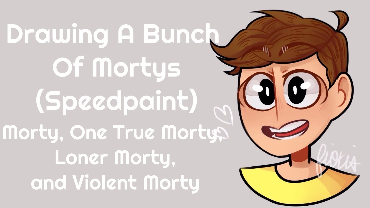 Drawing a Bunch of Mortys (Speedpaint)