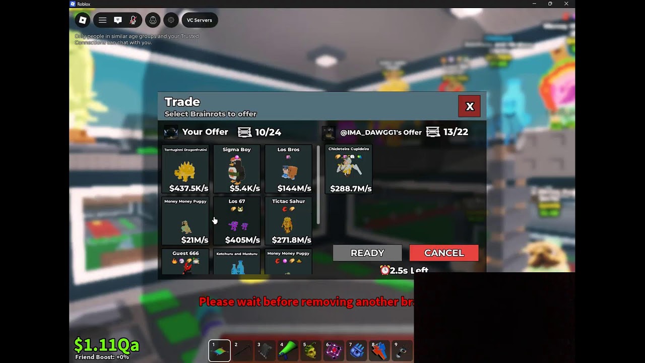 trading in sab only trade machine! user:dragonthepro70