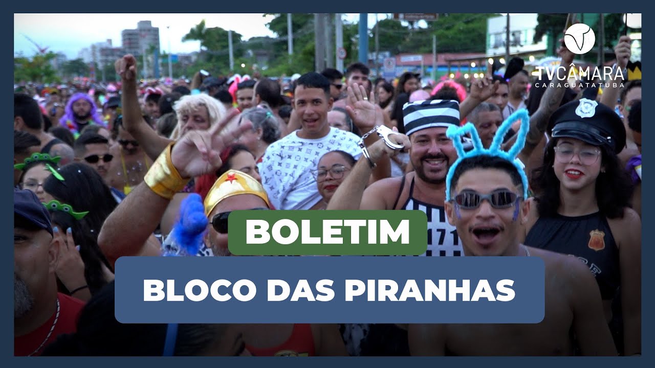 Segundo dia de Carnaval, em Caraguatatuba, arrasta multidão pela Avenida da Praia