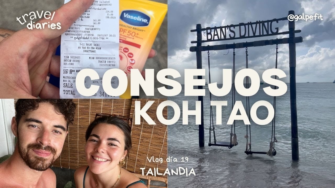 CONSEJOS KOH TAO | LAS MEJORES PLAYAS | Koh tao día 3 - Tailandia Vlog 19