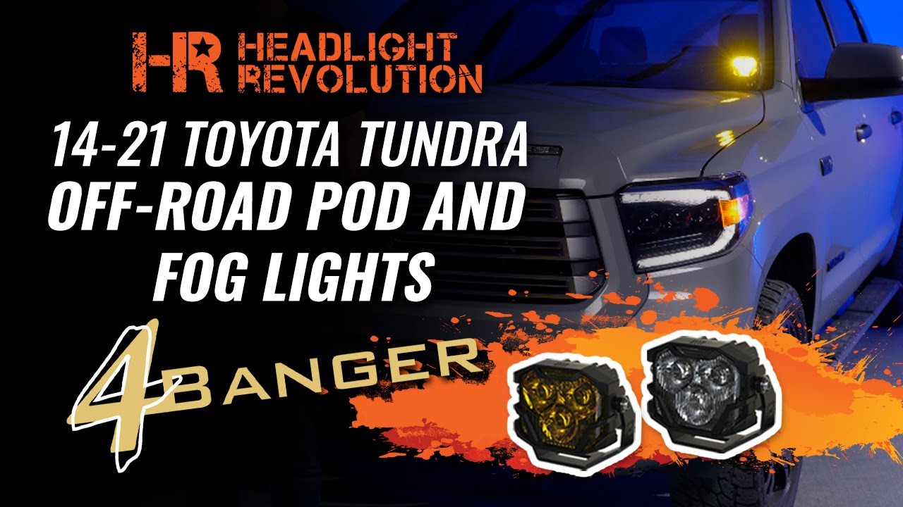 Morimoto 4Banger LED Fog & A-Pillar Light Install for the 2014-2021 Toyota Tundra
