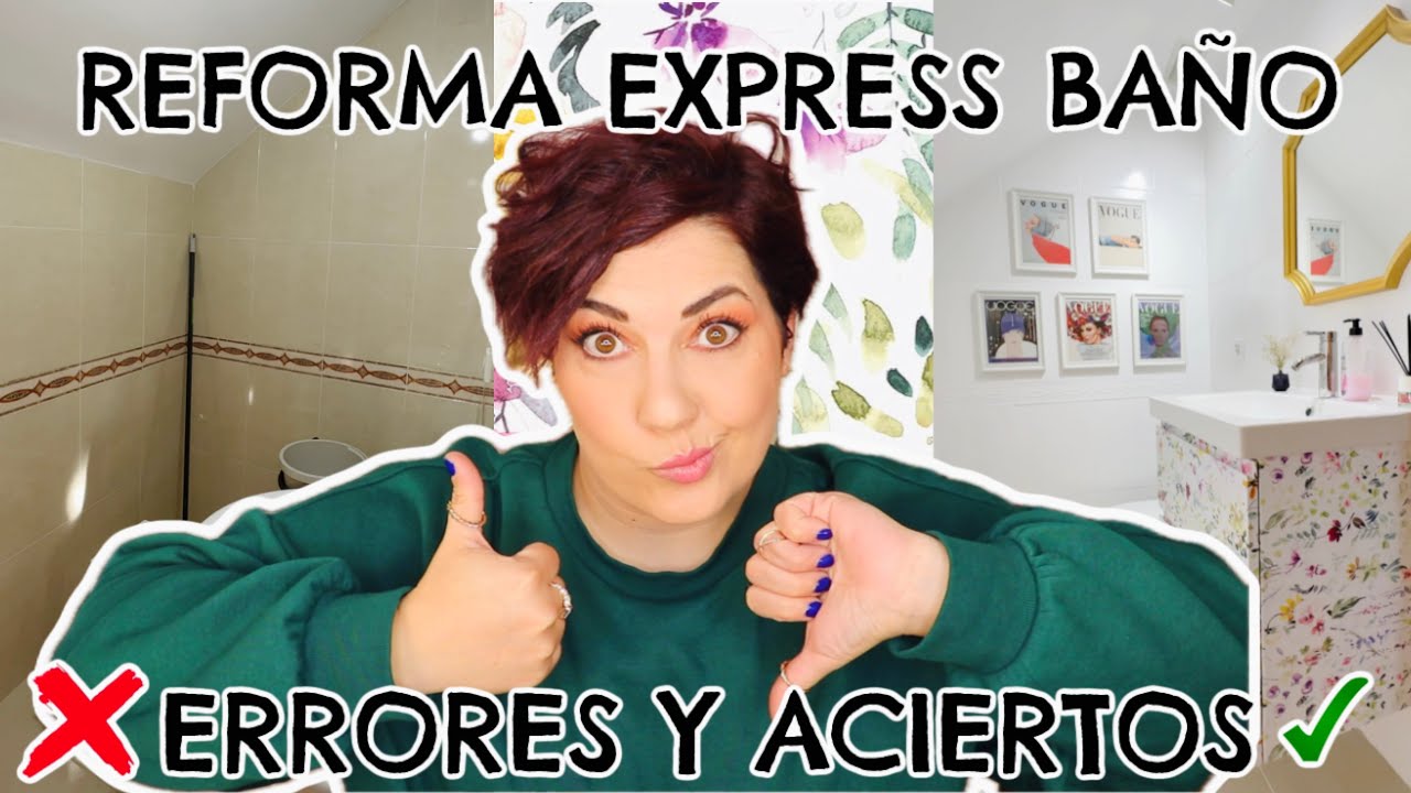 🛠️🚽REFORMA EXPRESS BAÑO - ❌ERRORES Y ✅ACIERTOS: Proceso, precios, deco #VIZUHOGAR⎥Monica Vizuete
