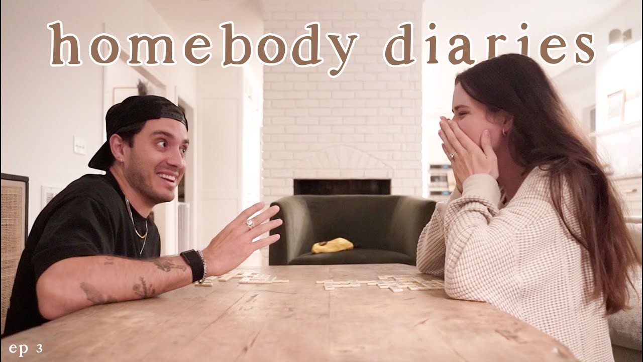 WEEKLY VLOG: girls night, crafts & games with my husband :) (Homebody Diaries)