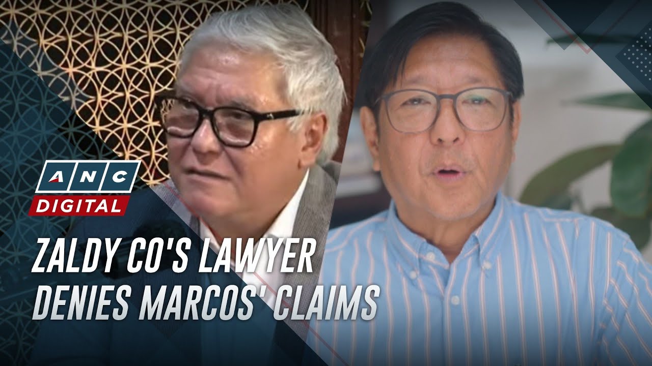 «Совершенно неправда»: адвокат компании Zaldy Co опровергает заявления Маркоса о шантаже | АНК
