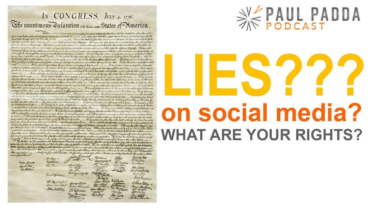 Paul Padda Podcast Episode 7 - Defamation and The First Amendment