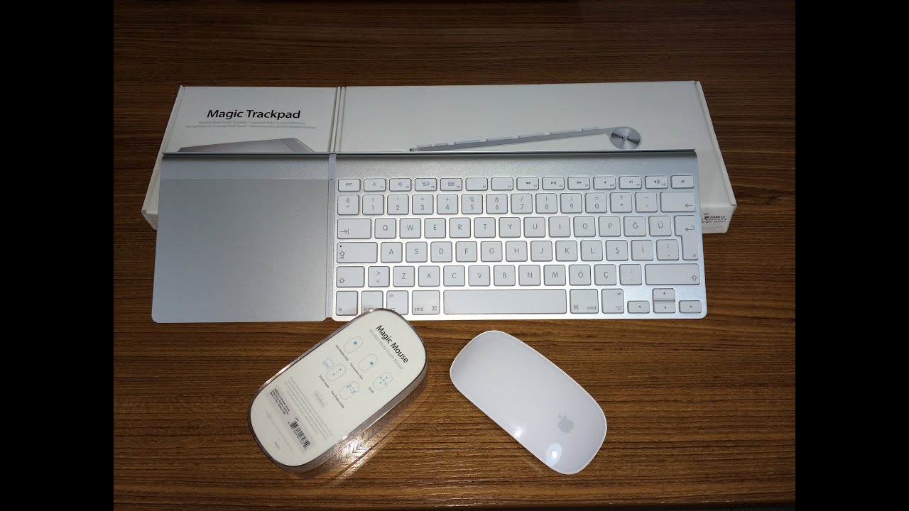 Apple Magic Trackpad, Magic Mouse ve Wireless Keyboard Kutu Açılımı ve İncelemesi