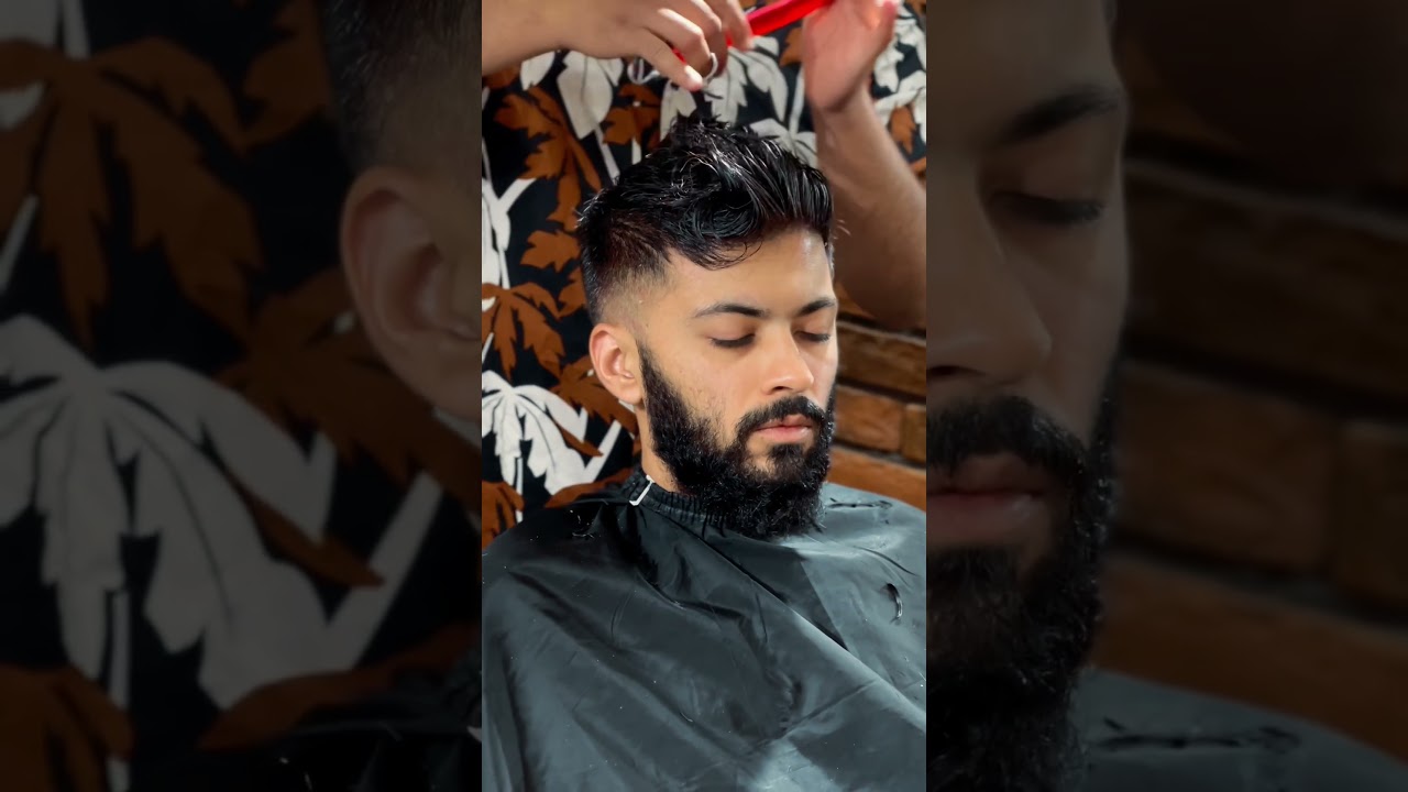 SIDE SWEPT HAIRCUT 💈#hairstyles #haircut #hairstyle #hair #hairtutorial #hairtransformation