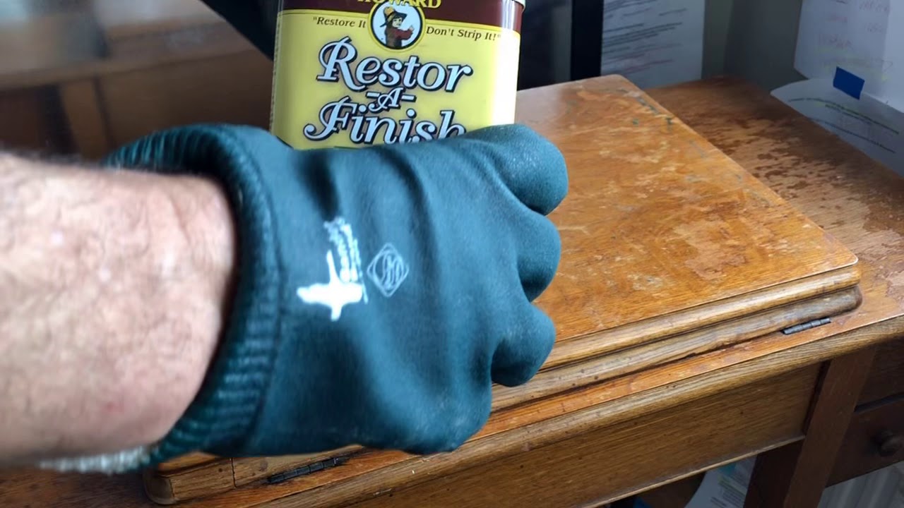 SEWING CABINET & TABLE SERIES #13: Not Mint But Better After Shellac Seal Coat & Restore-A-Finish