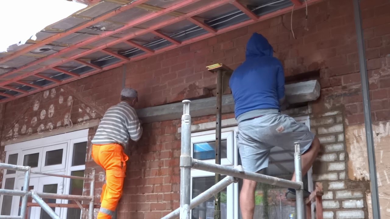How to install concrete lintel #part 2